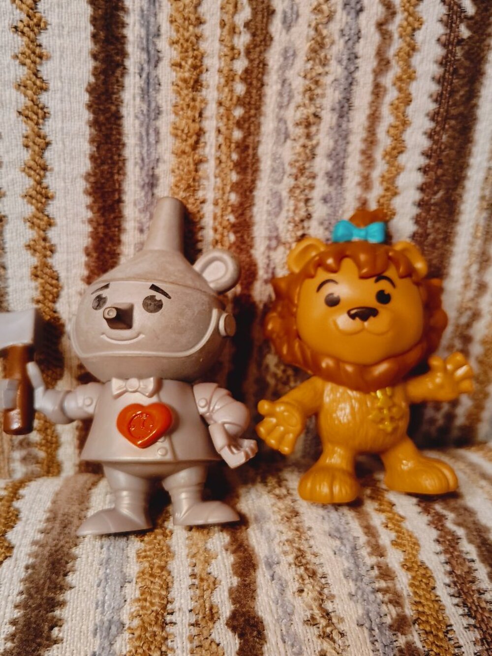 McDonald's Wizard Of OZ 75th Anniversary Tin Man Lion Figures Happy Meal Toys